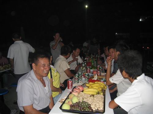 中秋佳节，，，潘总与我们同乐