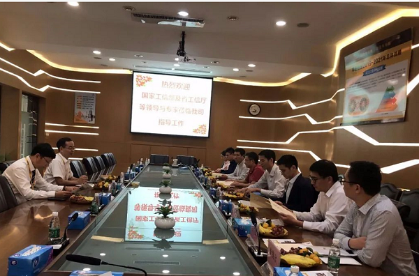 国家工信部及省工信厅等向导与专家莅临ayx爱游戏铝业指导事情