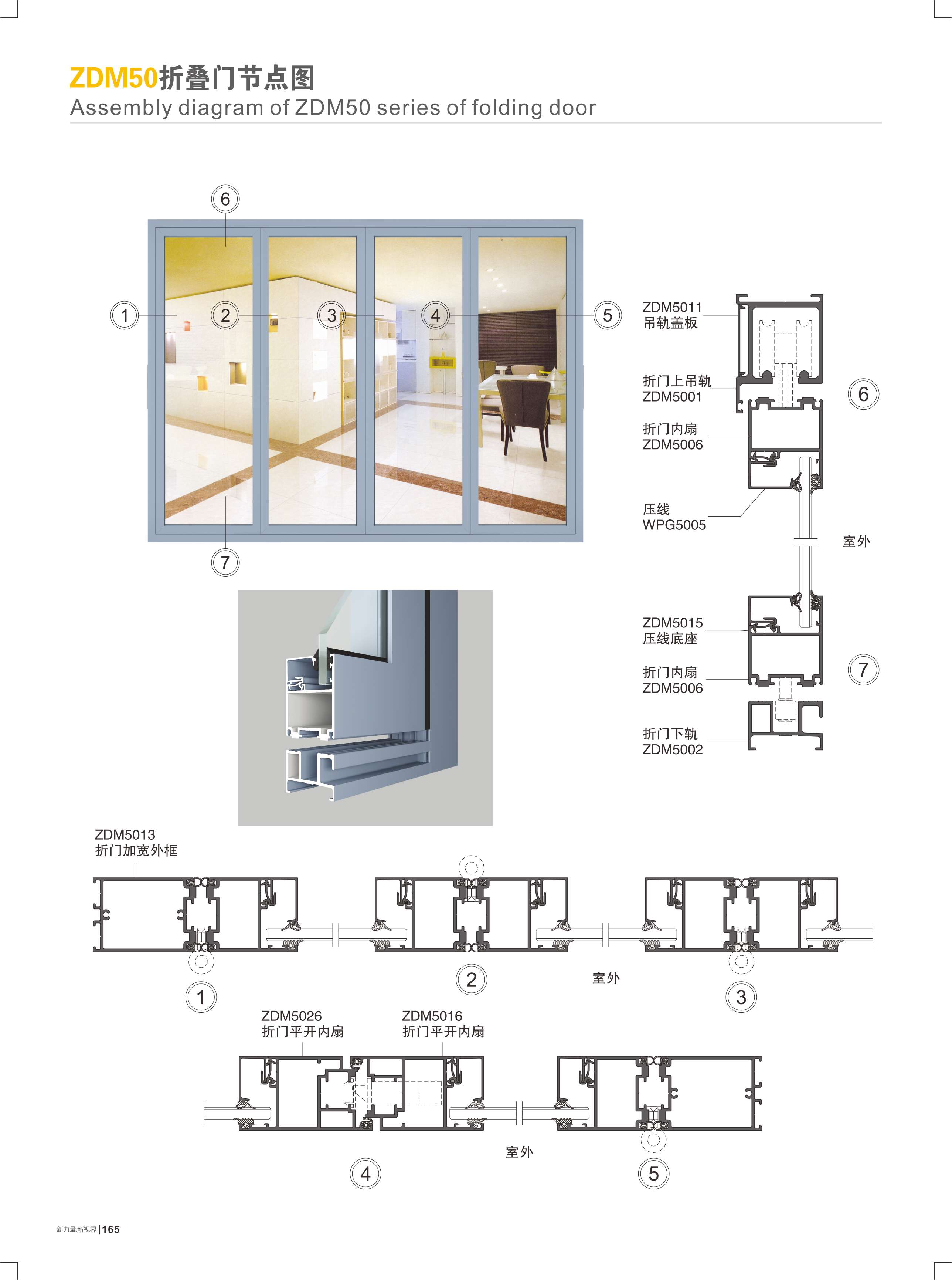 ZDM50折叠门节点图